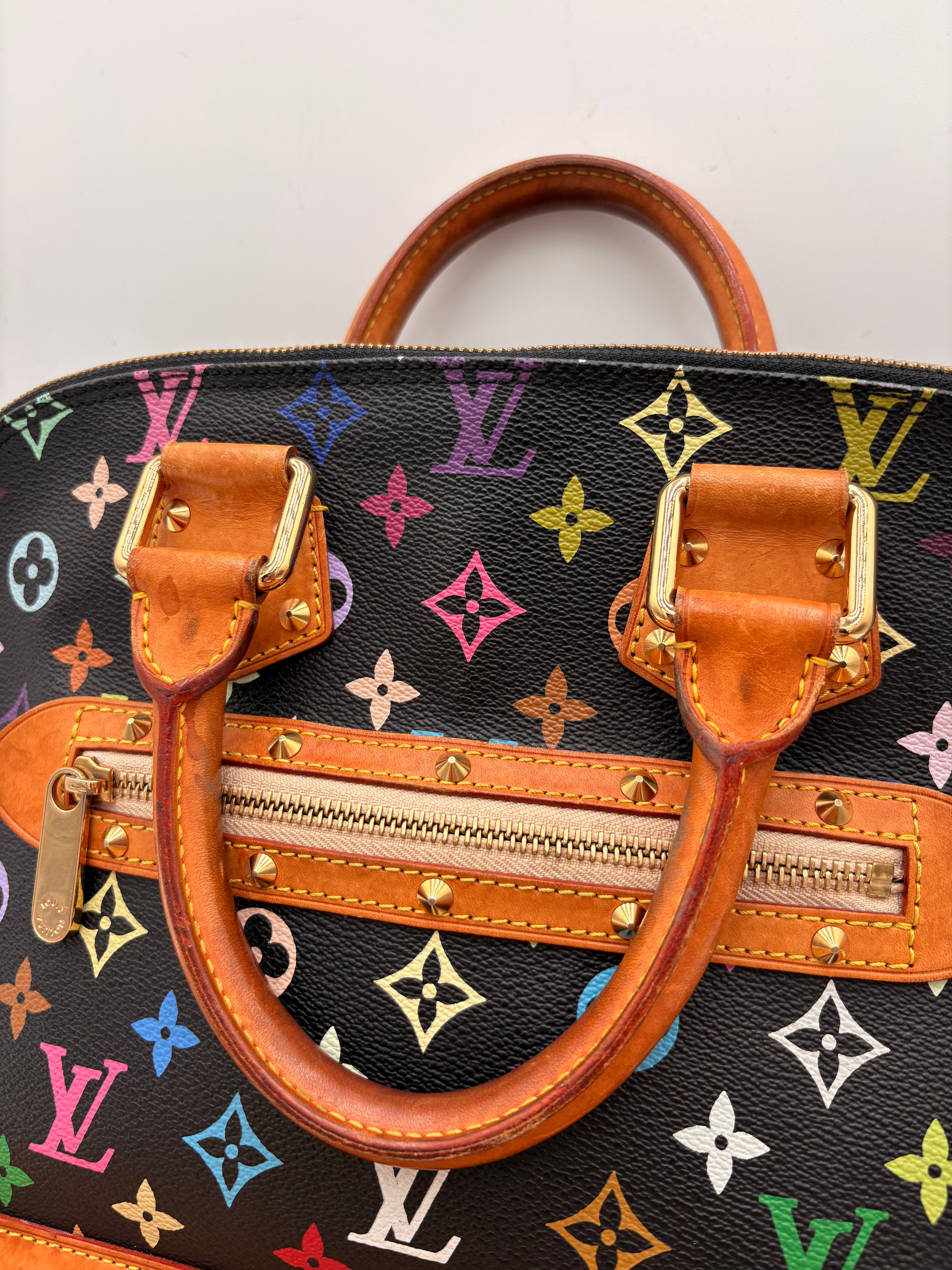 Louis Vuitton Alma Multicolor Noir (2004) – Takashi Murakami