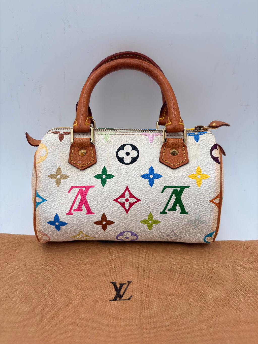 Louis Vuitton Nano Speedy Multicolor Blanc (2003) – Takashi Murakami