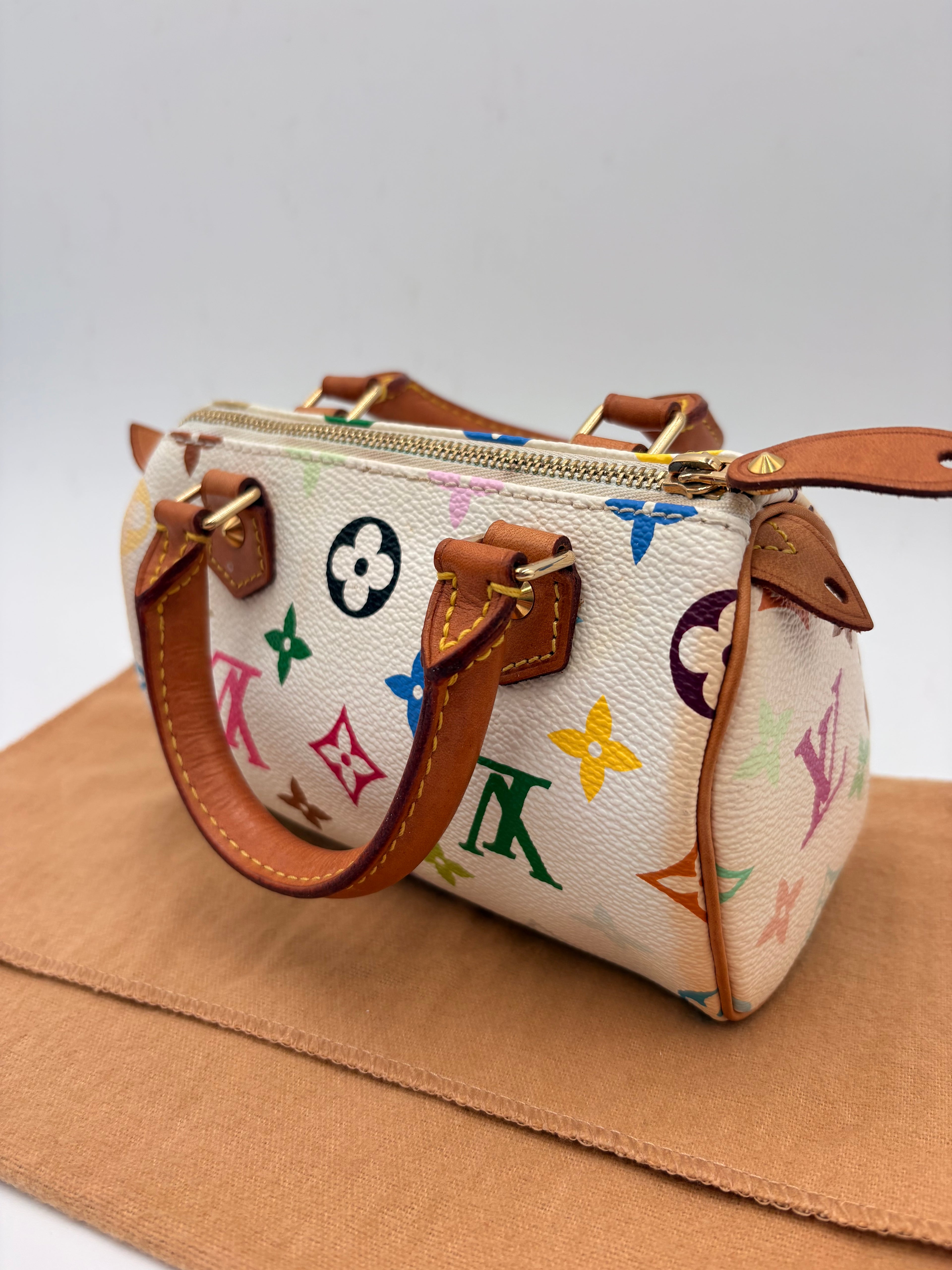 Louis Vuitton Nano Speedy Multicolor Blanc (2003) – Takashi Murakami