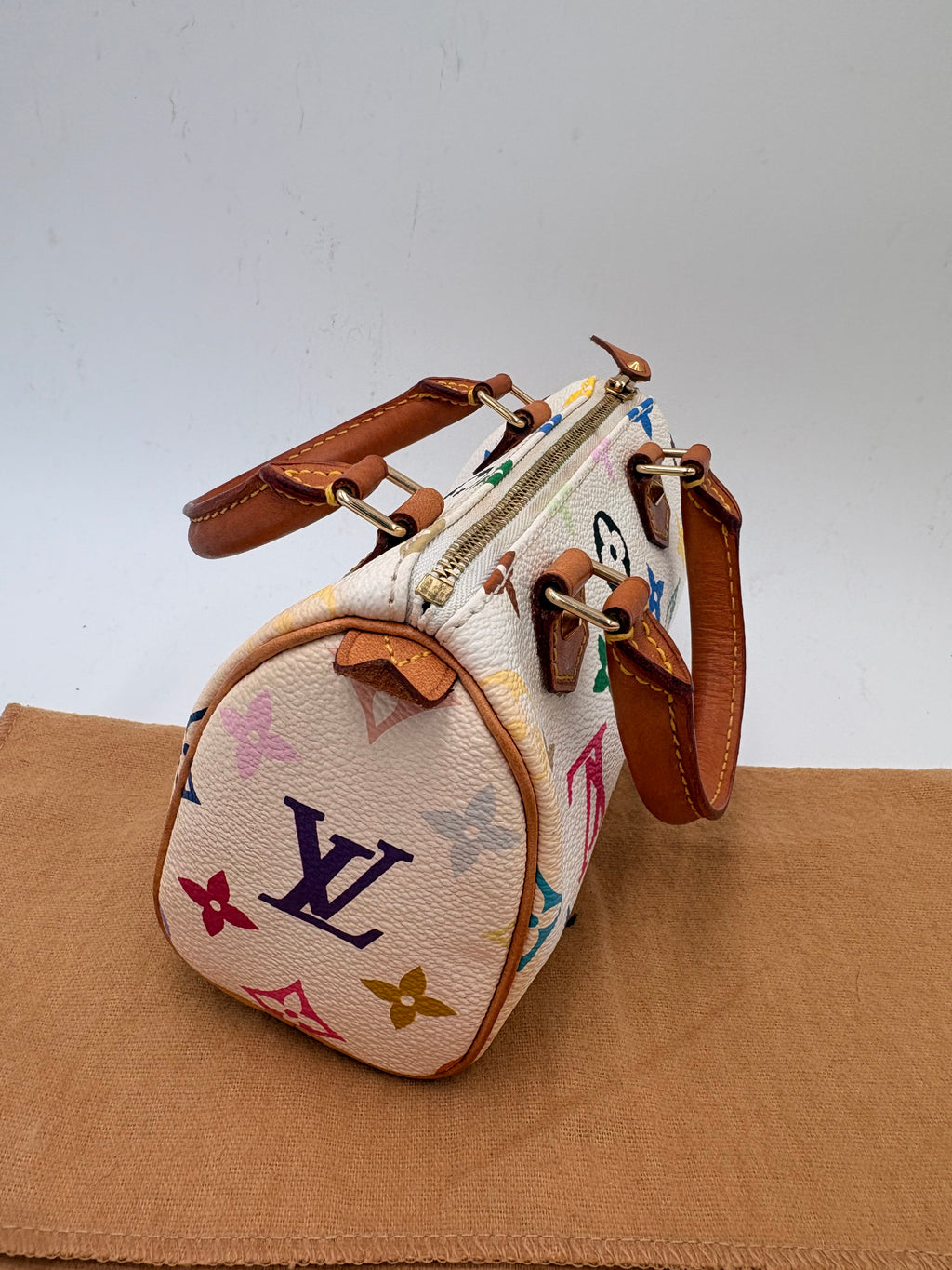 Louis Vuitton Nano Speedy Multicolor Blanc (2003) – Takashi Murakami