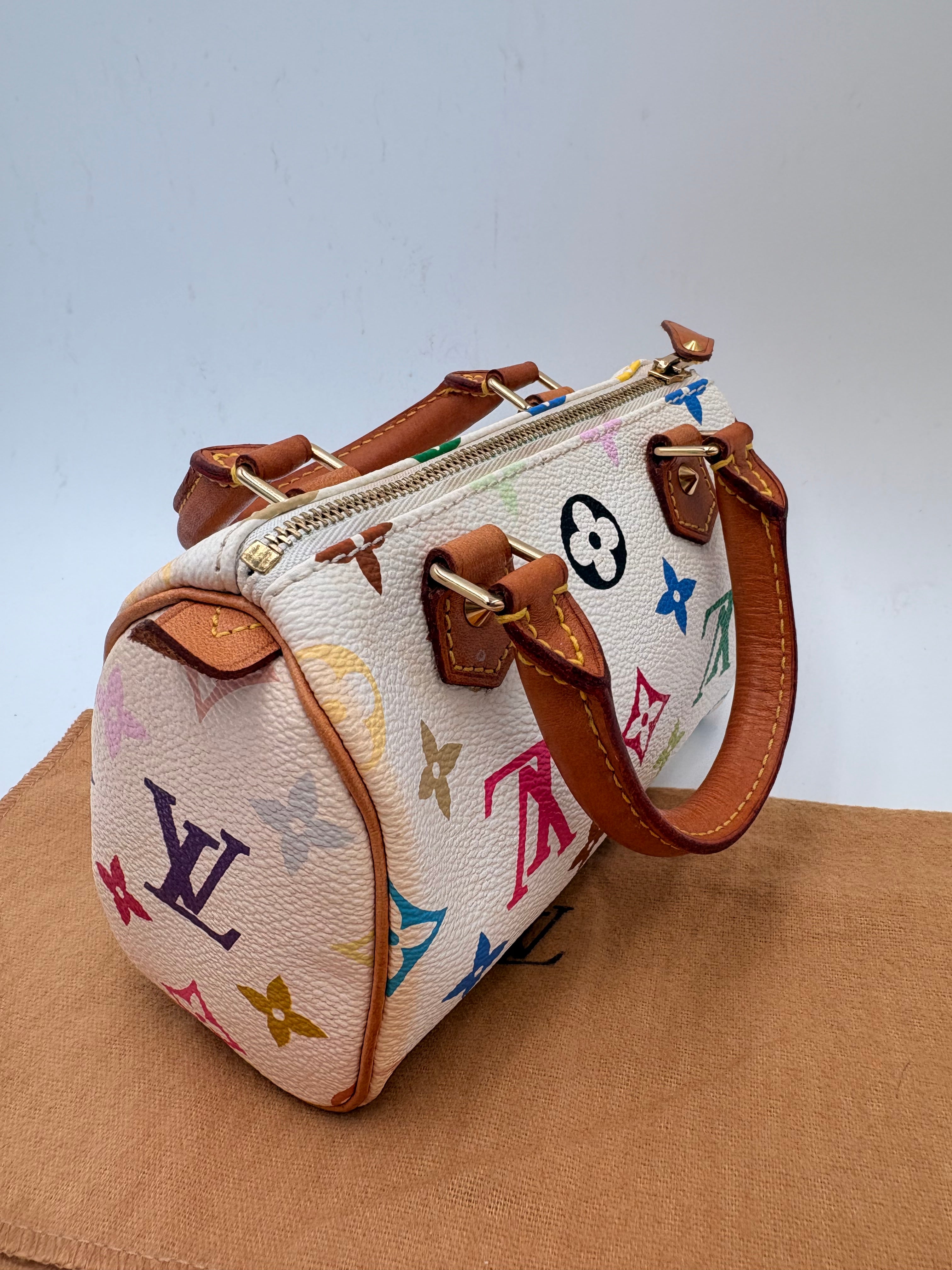 Louis Vuitton Nano Speedy Multicolor Blanc (2003) – Takashi Murakami